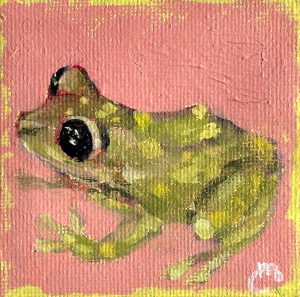 « Tiny frog » 2021 - oil on canvas