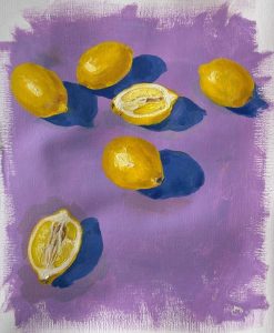 « Citrons » 2021 - oil on paper