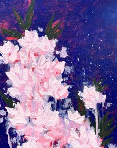 « Percevoir permet d’agir, imaginer permet de s’absenter » 2023 - acrylic on canvas