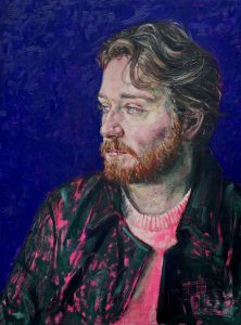 “IN BLUE” 2024 - acrylic and oil on canvas