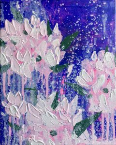 « EVERYTHING WILL BE OKAY » 2024 - acrylic on canvas /IN PRIVATE COLLECTION/